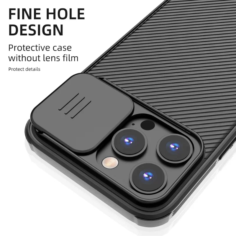 Magnetic Case For iPhone 17 16 16e 15 14 13 12 11 Pro Max Push window protection lens Cover