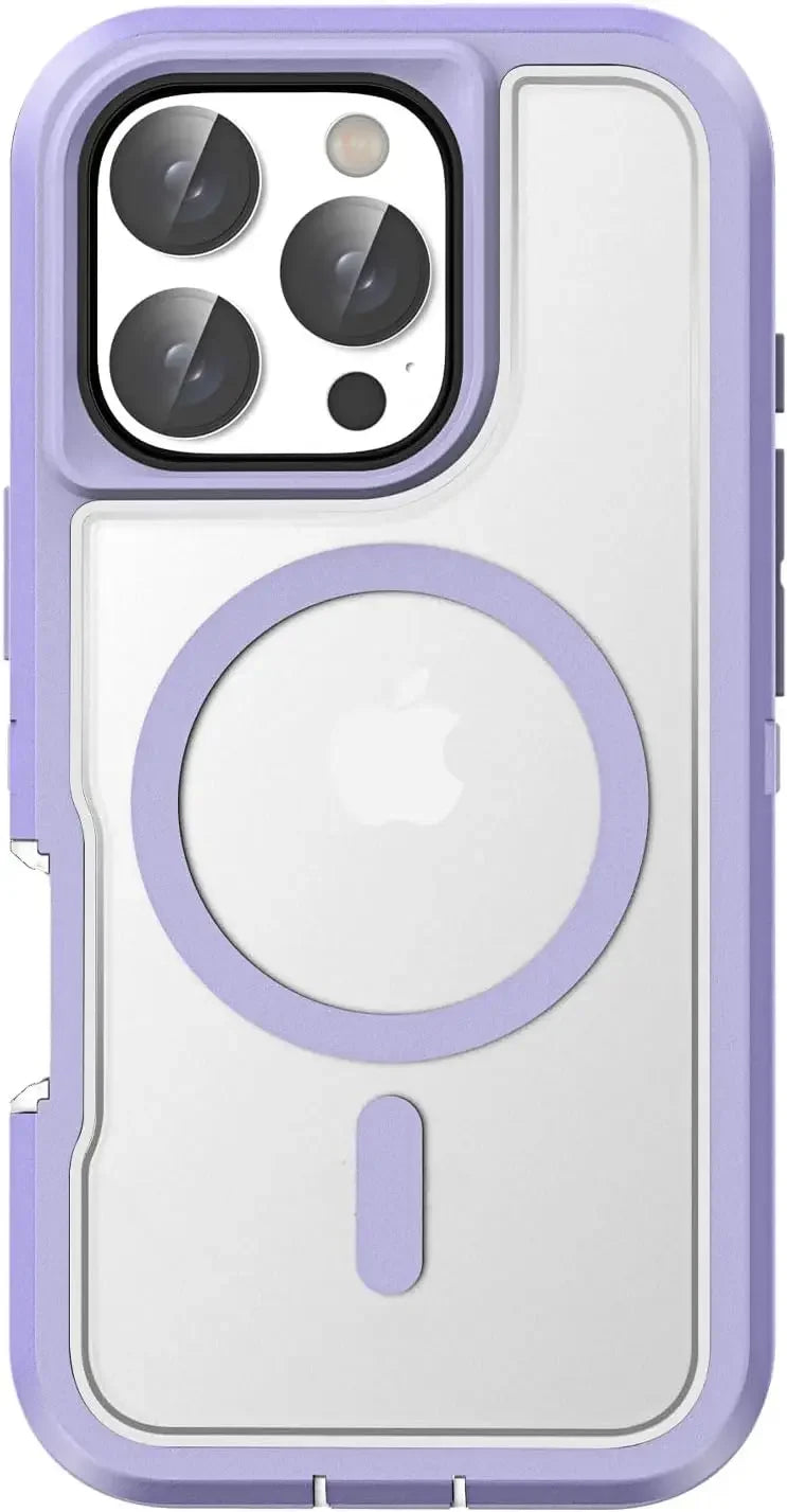 Luxury Ott Magnetic Armor Cases for IPhone 17 16 15 14 Plus 13 12 11 Pro Max Box Shockproof Charging Heavy Duty Protect Cover